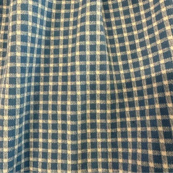Madewell Women's Flex Wrap Skort in Gingham Ornamental Blue Size 1X NWT - Picture 2 of 9